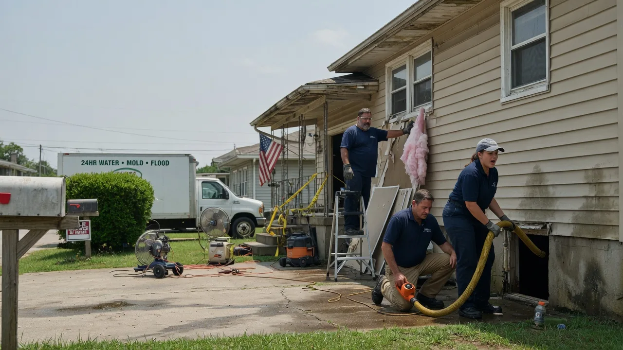 Water Damage Repair in Du Bois, IL near me